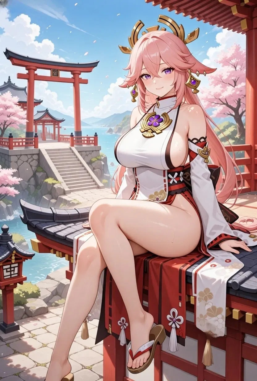 Avatar of Yae Miko | Sly Fox Ears Twitching at You