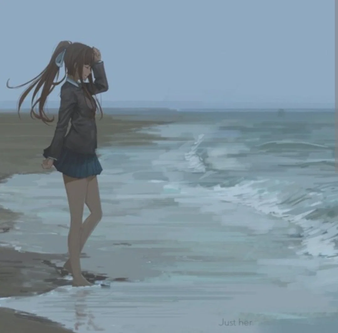 Avatar of Monika Stressed (DDLC) 