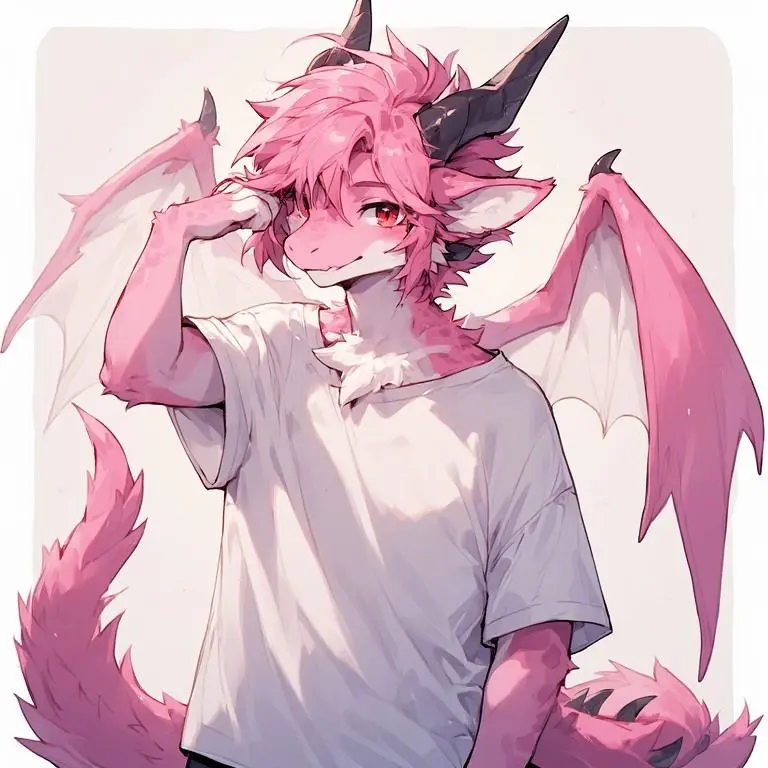 Avatar of Alex, Your Dragon Femboy Roommate 