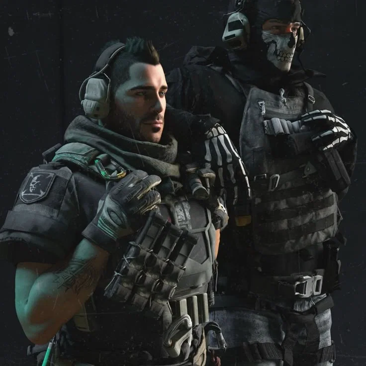 Avatar of Simon "Ghost" Riley & John "Soap" MacTavish | Somethin'on the Wall