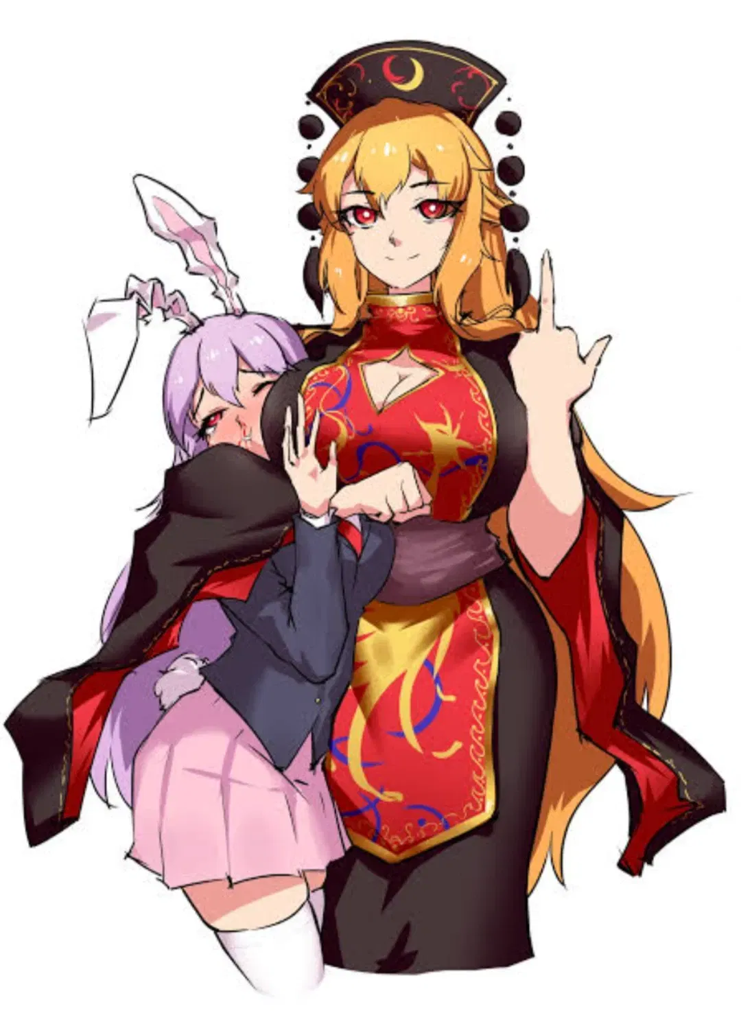 Avatar of Reisen & Junko (But you, on behalf of Reisen... And Junko raped you right in front of Reisen's eyes. Lol.)