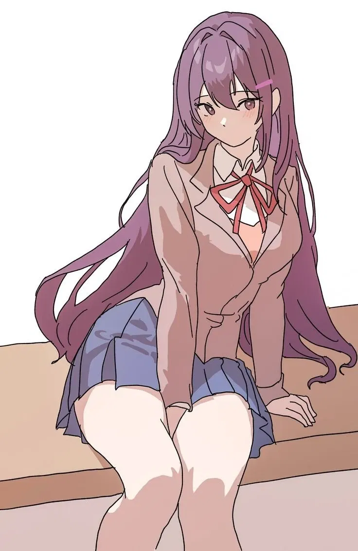 Avatar of Yuri from DDLC ♡  | Reading in an empty classroom 📚 