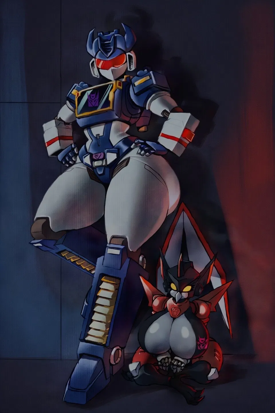 Avatar of (Fem) Soundwave and Lazerbeak | DinoMighted