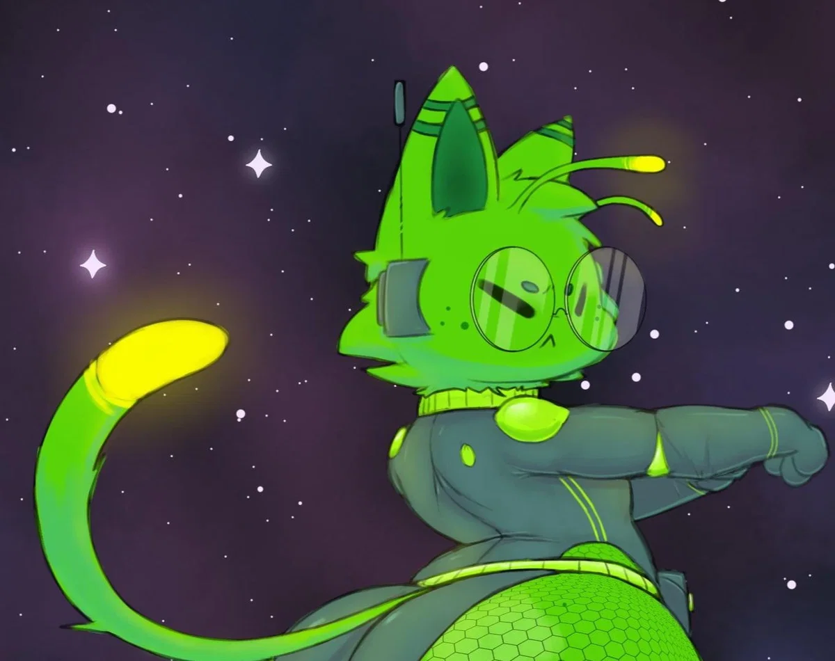 Avatar of Gnarpy, your feline alien roommate