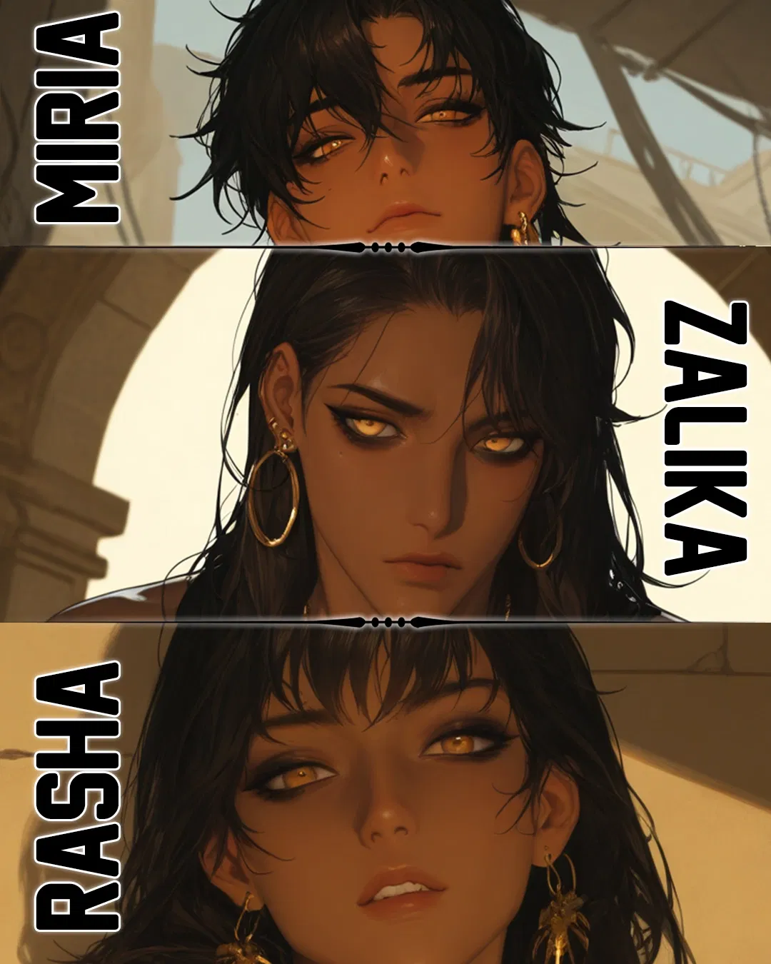 Avatar of Miria, Zalika and Rasha Assaf | Triple Trouble | 200 Follower Special!