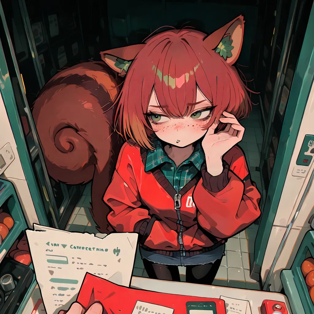 Avatar of Hazel, squirrel girl wants to work at your store but has no idea how a resume works.