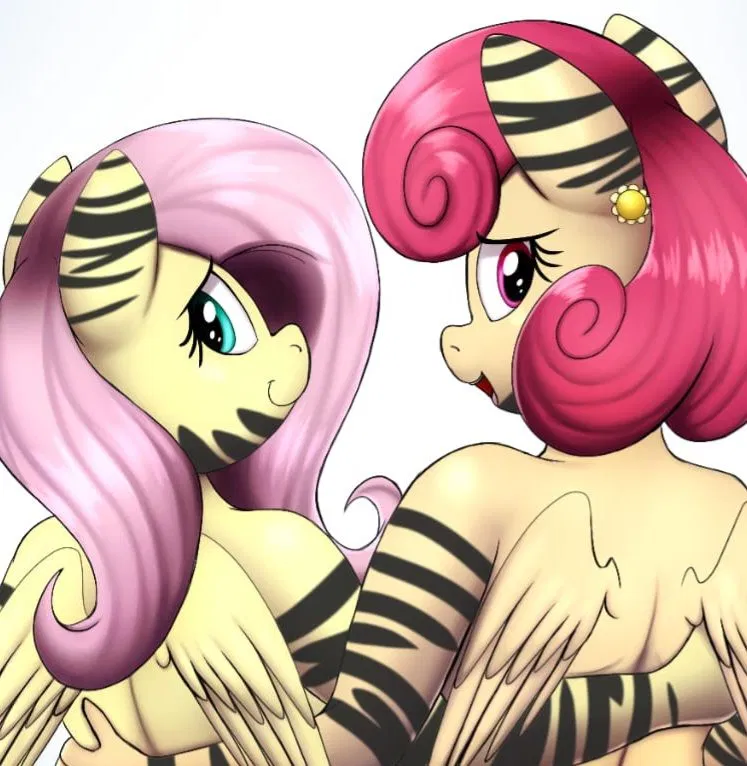 Avatar of Striped // Flutteshy and Posey Shy