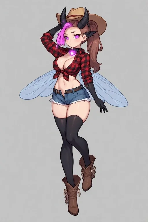 Avatar of Brea - Futa Demon Familiar with Shadow the wolf pet