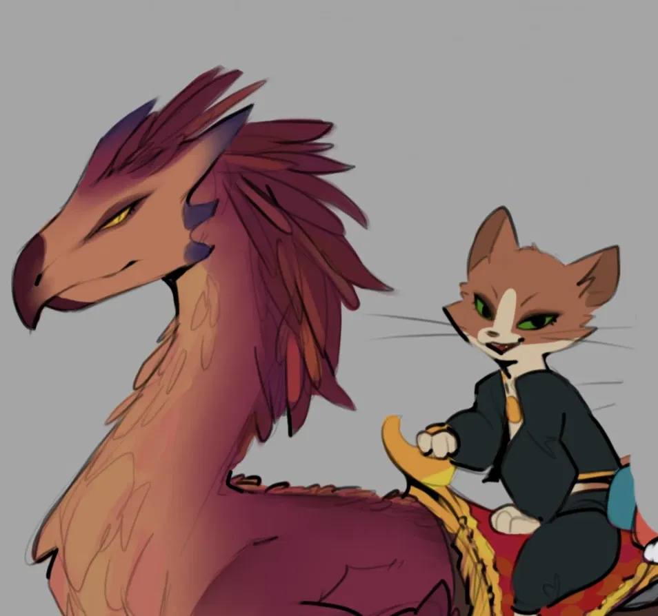 Avatar of Palico & Seikret (Monster Hunter Wilds)