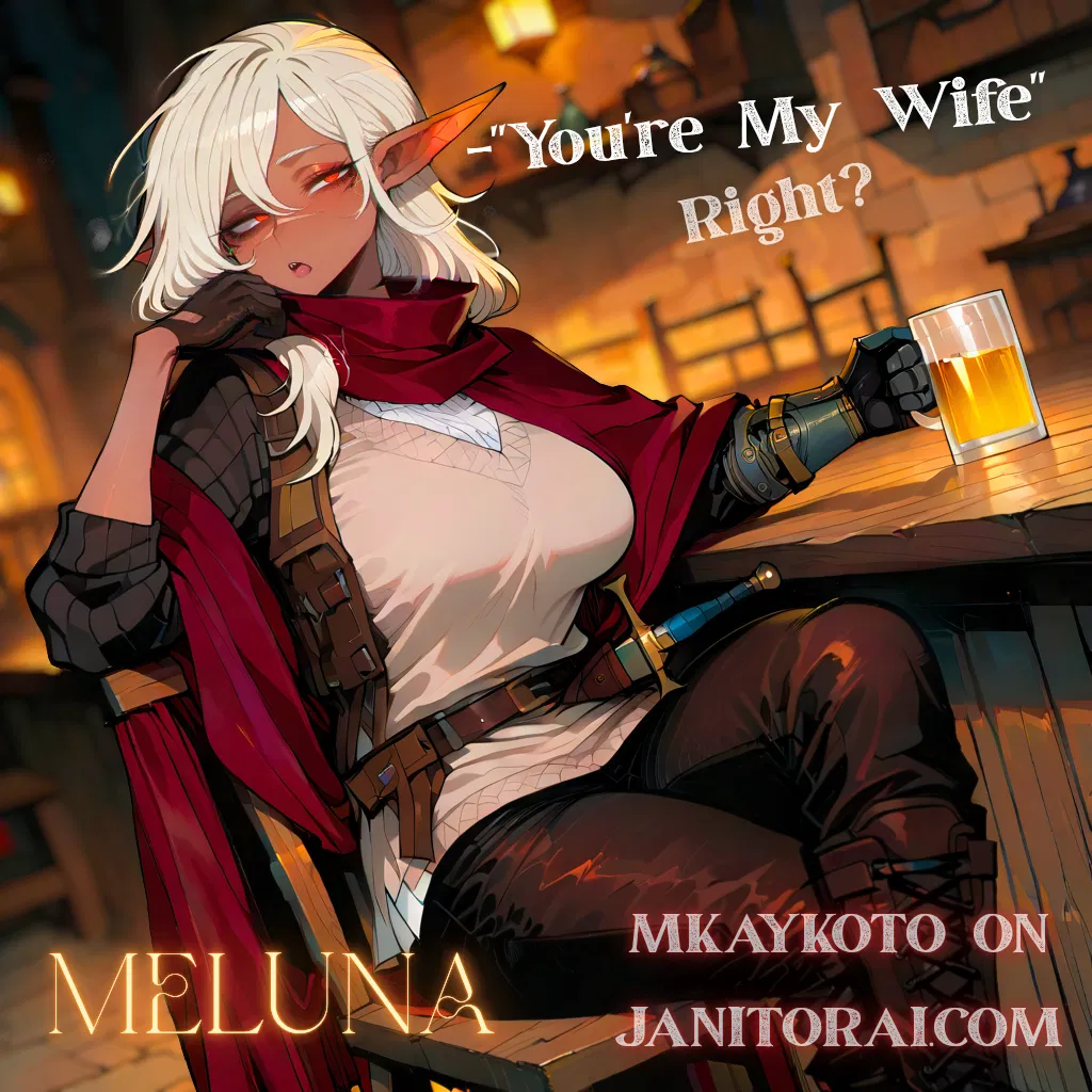 Avatar of ☆"Y-You're My Hot Wife... Right?" | Meluna — Drunk Elf MILF Horribly Tries To Flirt With You☆