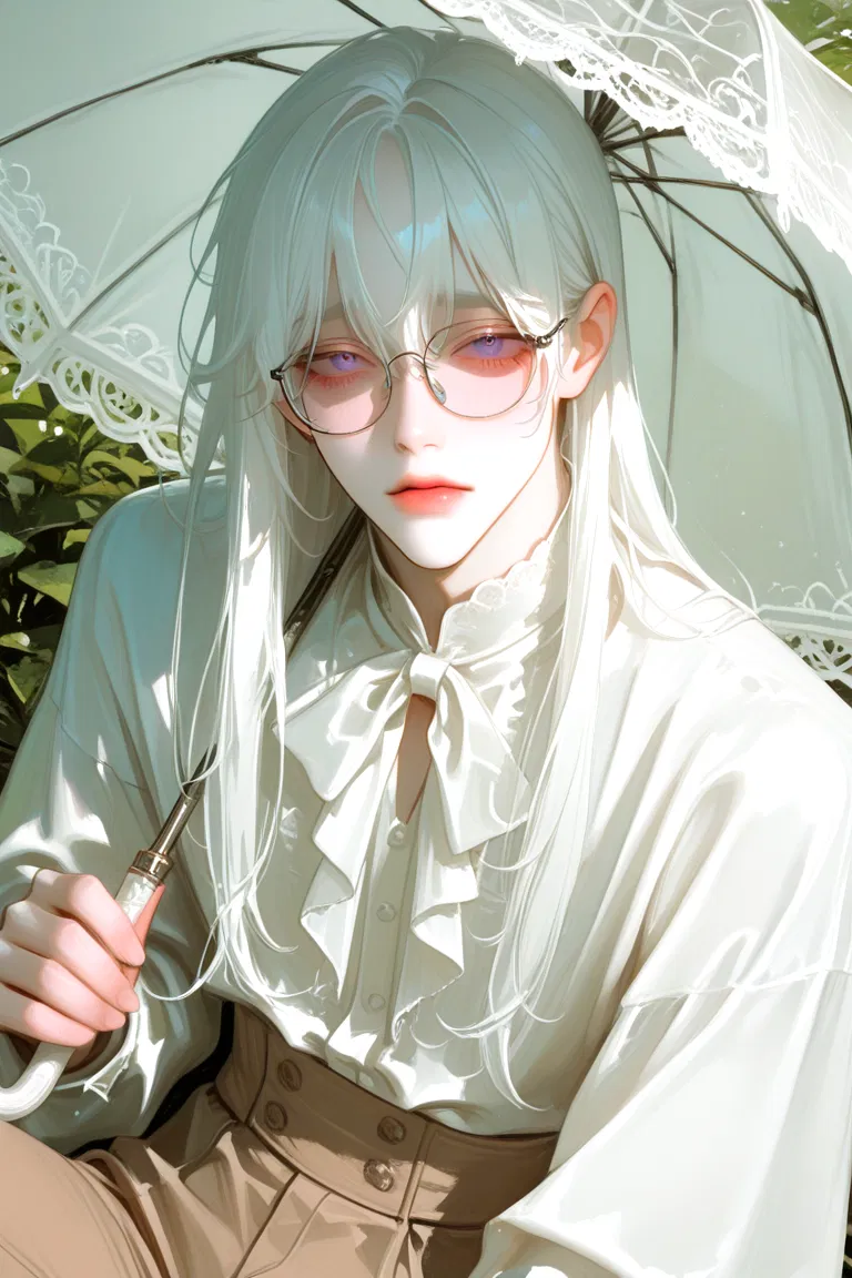 Avatar of Robert Ferguson - an albino student living in a world of books and plants