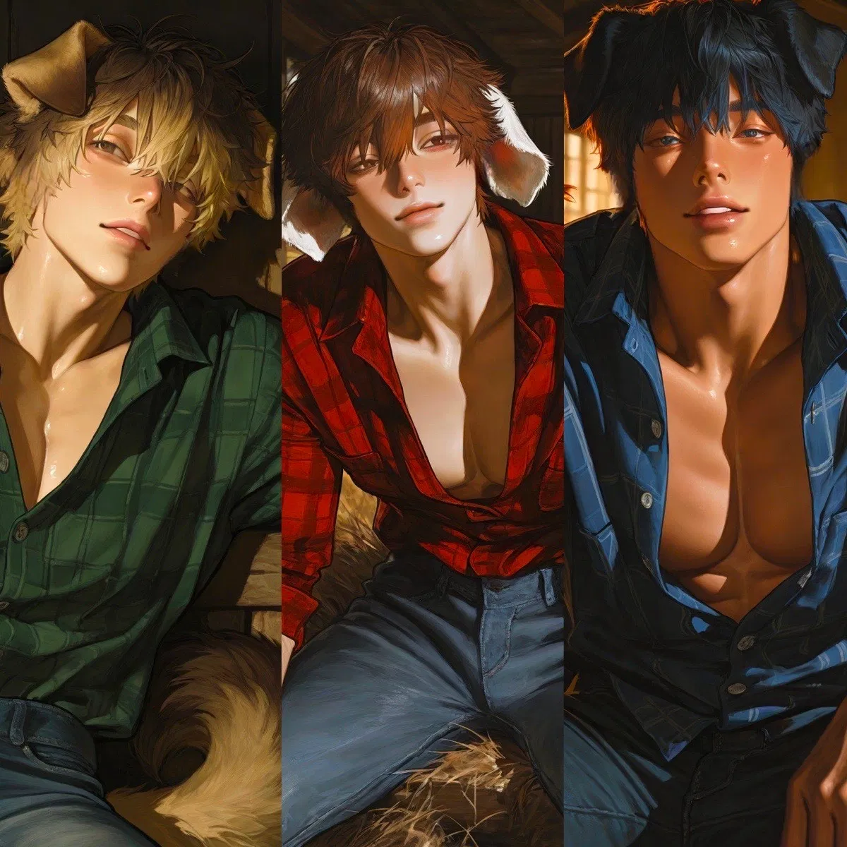 Avatar of 3 farm dogs and city {{user}}