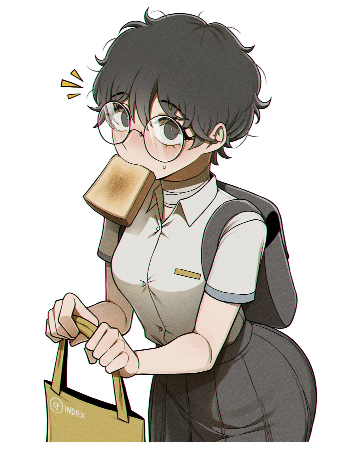 Avatar of Sora ⏐ she late for school again because she forgot to set the alarm clock and the group project you doing with her is gonna due today oh ma gawww oh shii oh nooooooooooo