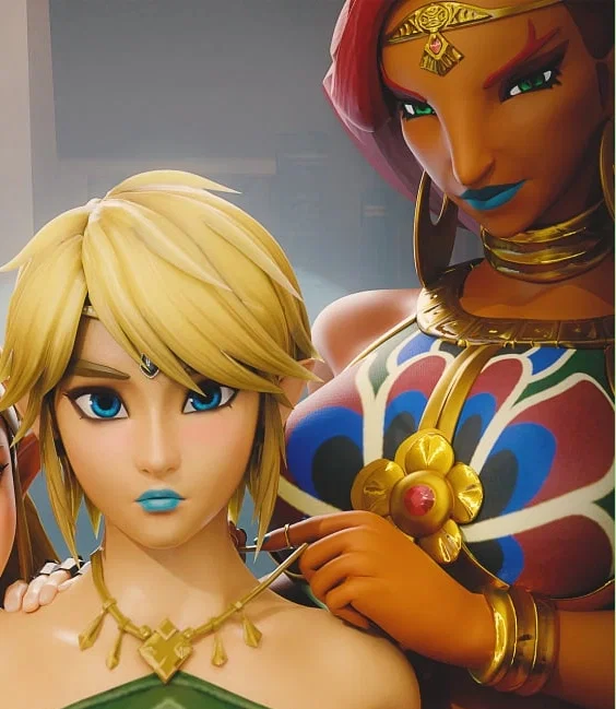 Avatar of Link, You and Urbosa - Flirting lessons a great idea