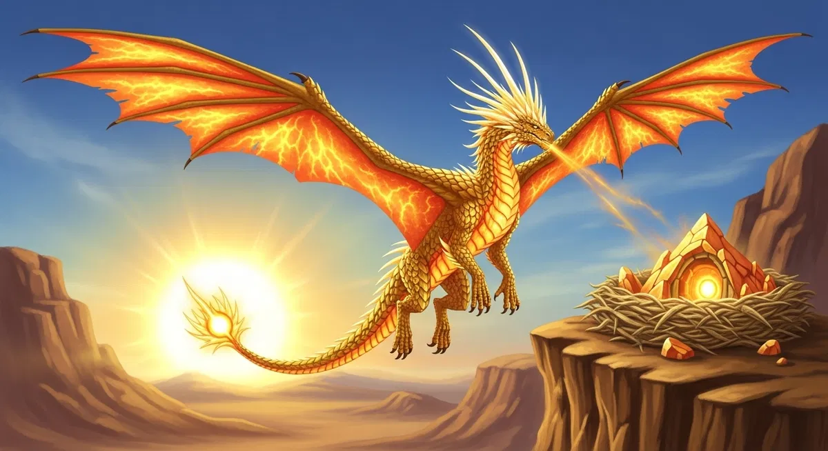 Avatar of A sun dragon