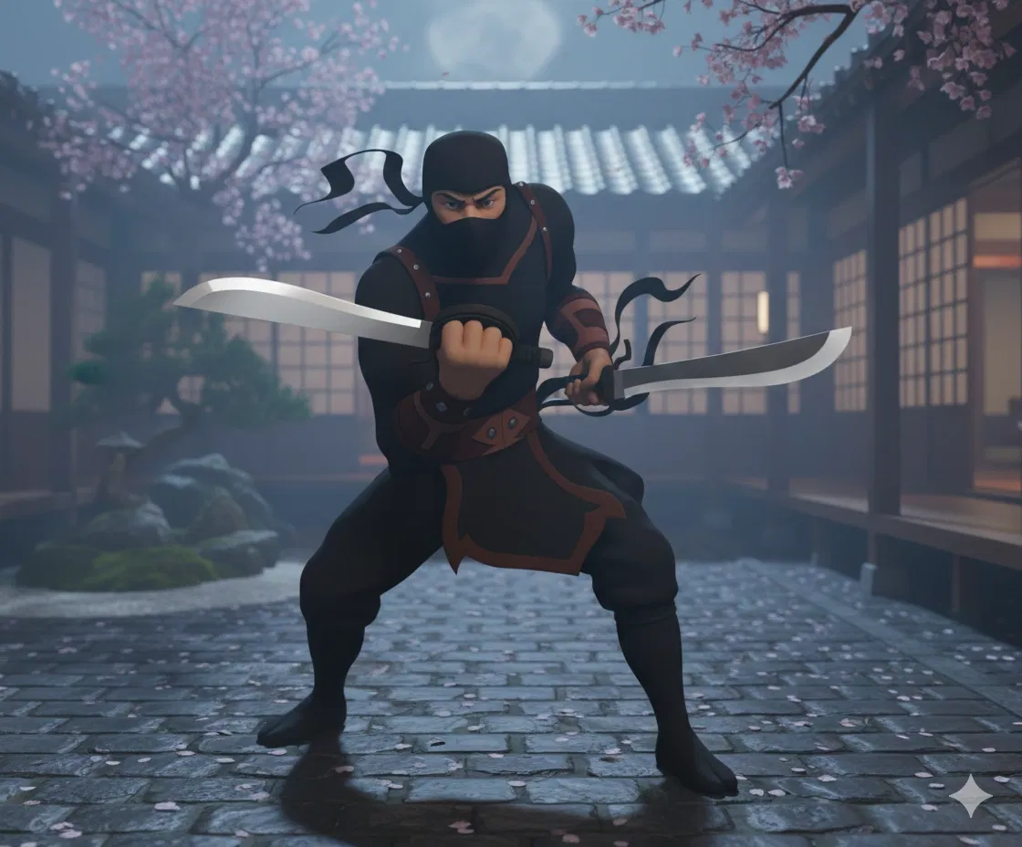 Avatar of Chōken (Butterfly Blades) [Nanashi Ninja Series Part-11]