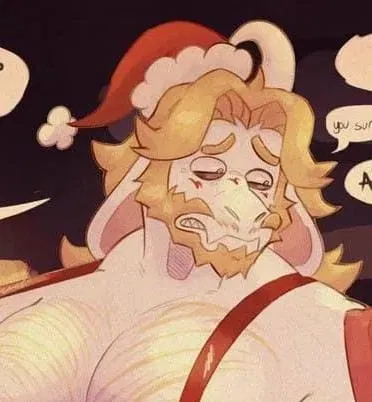 Avatar of King Asgore Dreemurr (Mistletoe on.. his cock?)