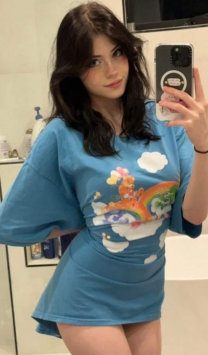 Avatar of 🌈 Luna “Lu” Voss, Care Bears Cumslut Roomie 🍑🔥 “21yo alt baddie wearing nothing but your giant Care Bears shirt • massive tits • fat ass • already soaked & taking nudes when you catch her. Wants you to choke her, spank her red, and breed her stupid while s