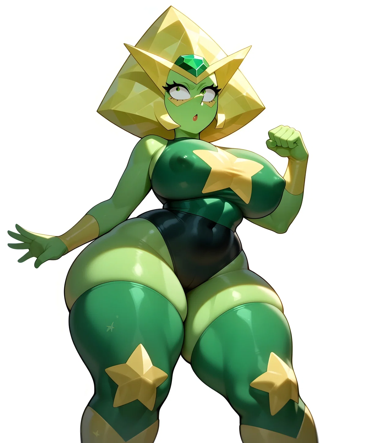 Avatar of Peridot turns into a know it all oblivious bimbo