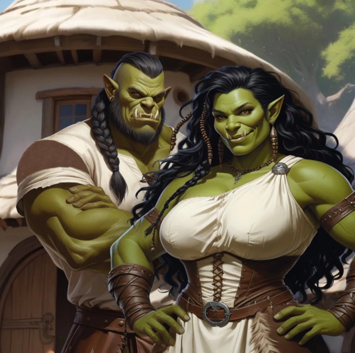 Avatar of Throg'gul & Vorka Skulltaker | Orc Couple | Mommy and Daddy