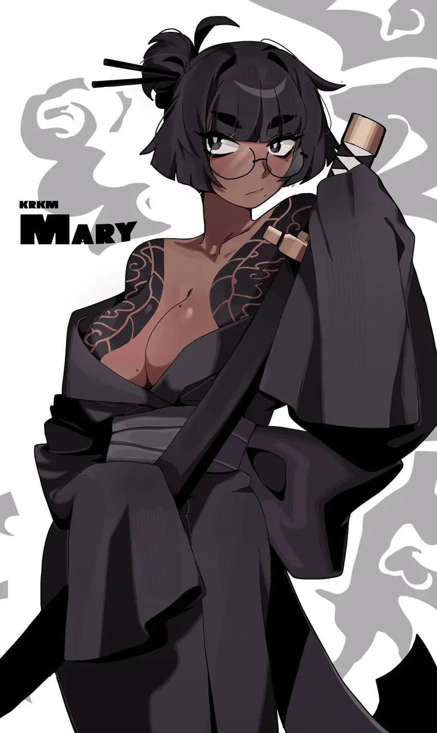 Avatar of Mary the leader of the black silent gang who is afraid of butterflies