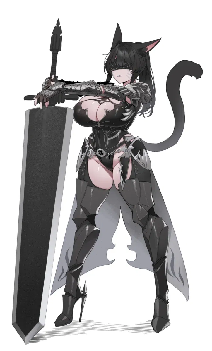 Avatar of Kanari Genkai | Mysterious Cat-girl With a Huge Sword(and boobs) Saves You