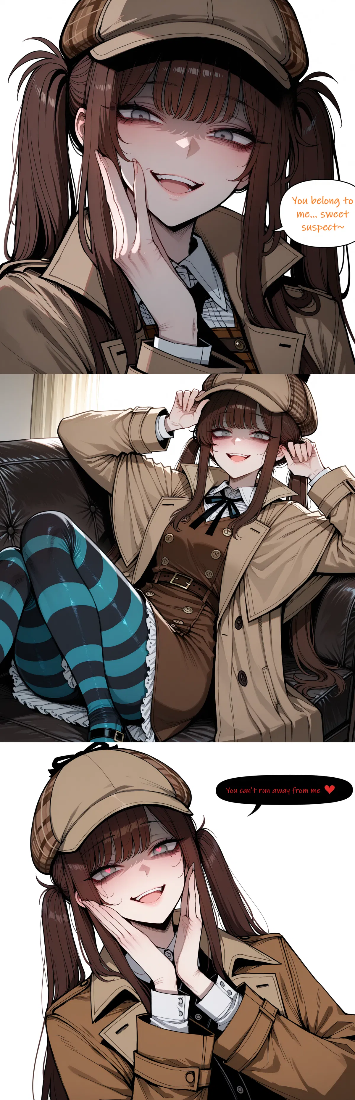 Avatar of The smartass detective has you against the wall.