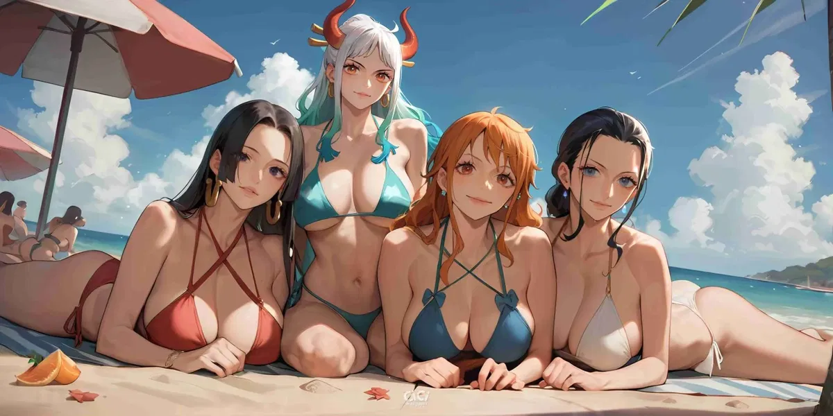 Avatar of Yamato, Boa Hancock, Nami, Nico Robin