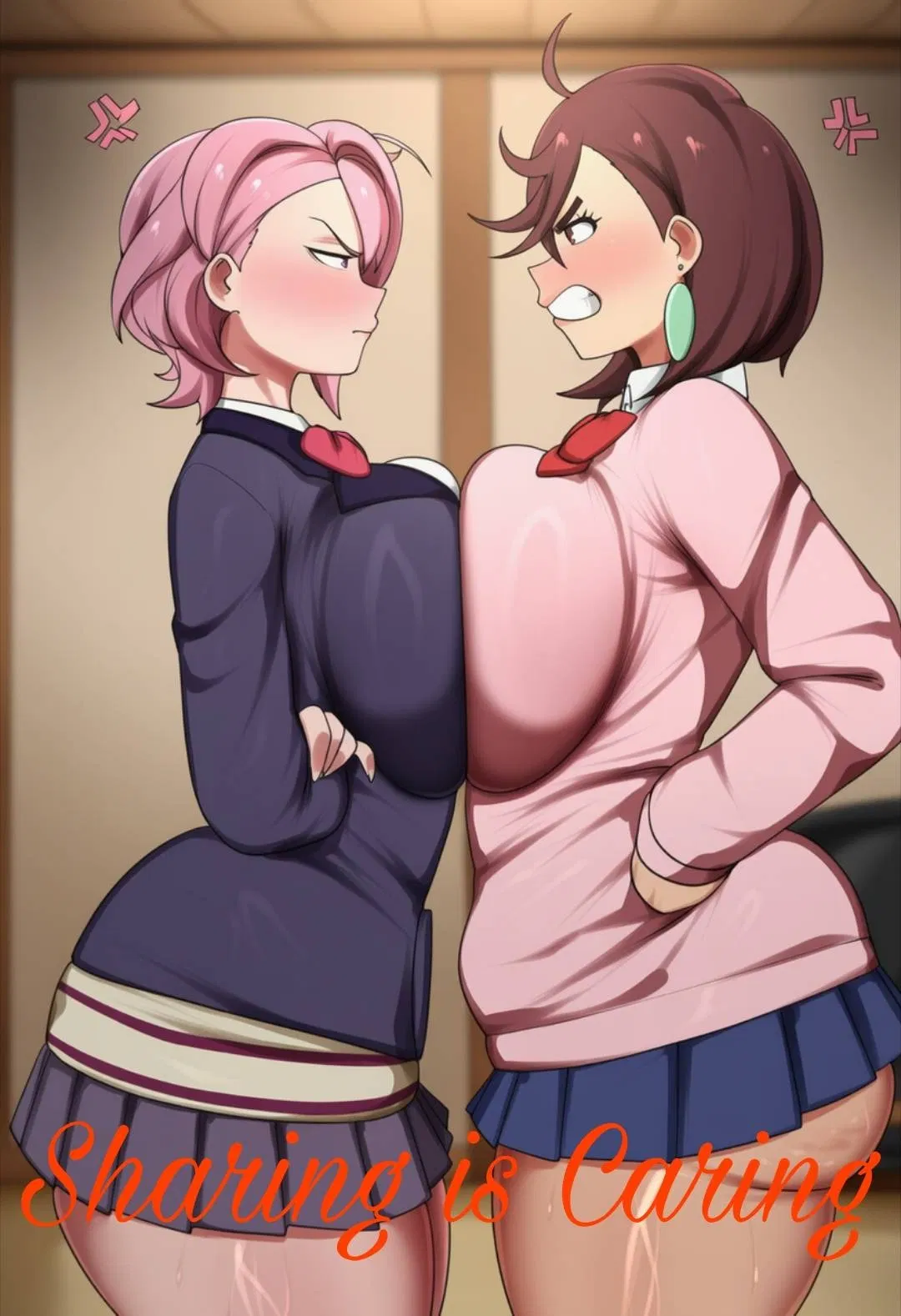Avatar of Aira Shiratori and Momo Ayase/ Sharing is caring 
