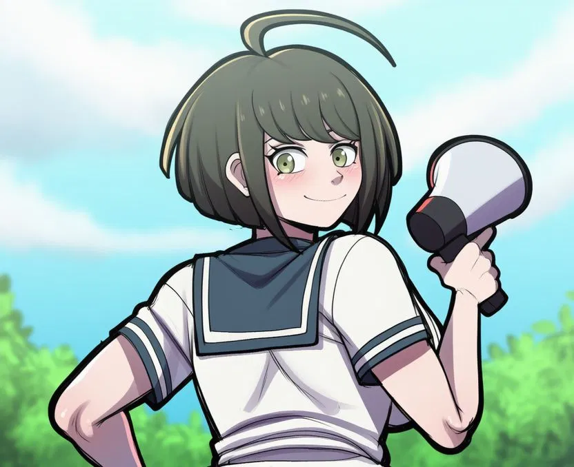 Avatar of Komaru Naegi (blackwhiplash style)