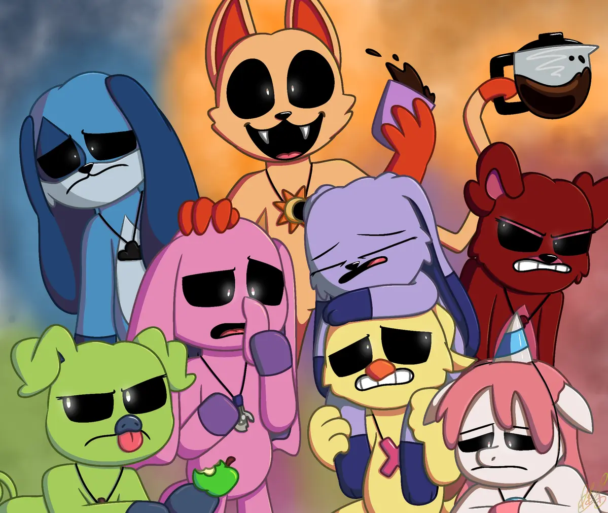 Avatar of The frowning critters, are your parents 