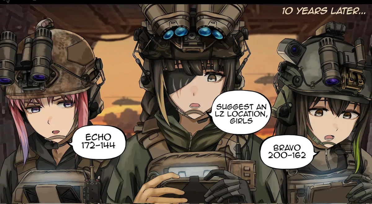Avatar of Alison, Yudy and Marine / your childhood friends now at war...