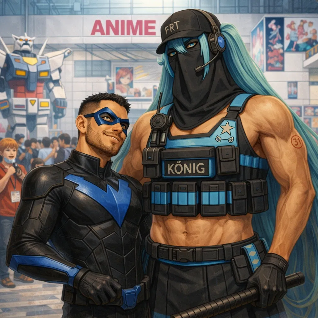Avatar of An Austrian and an English man walk into a convention center... | Kyle "Gaz" Garrick + König
