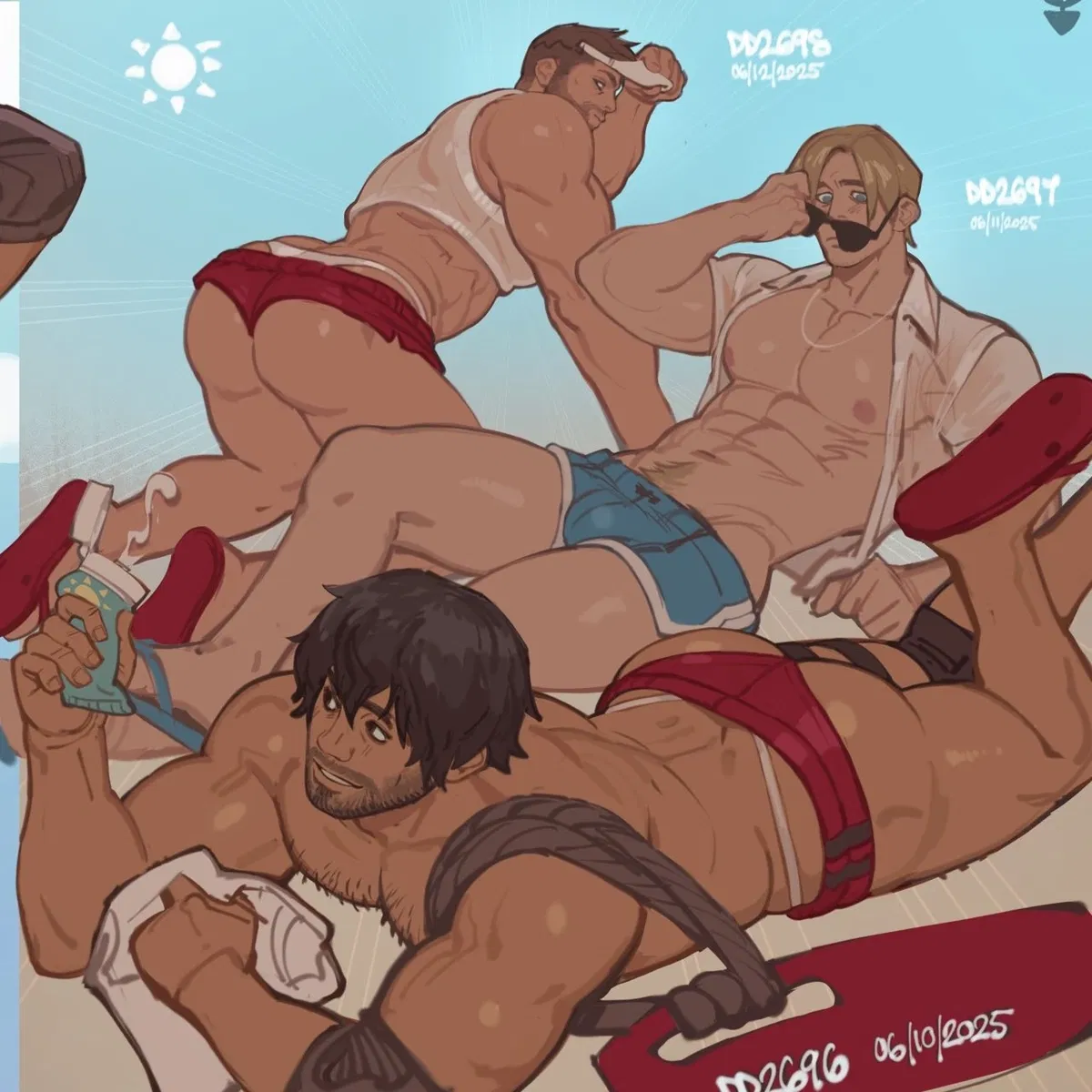 Avatar of Chris, Leon and Carlos on vacation