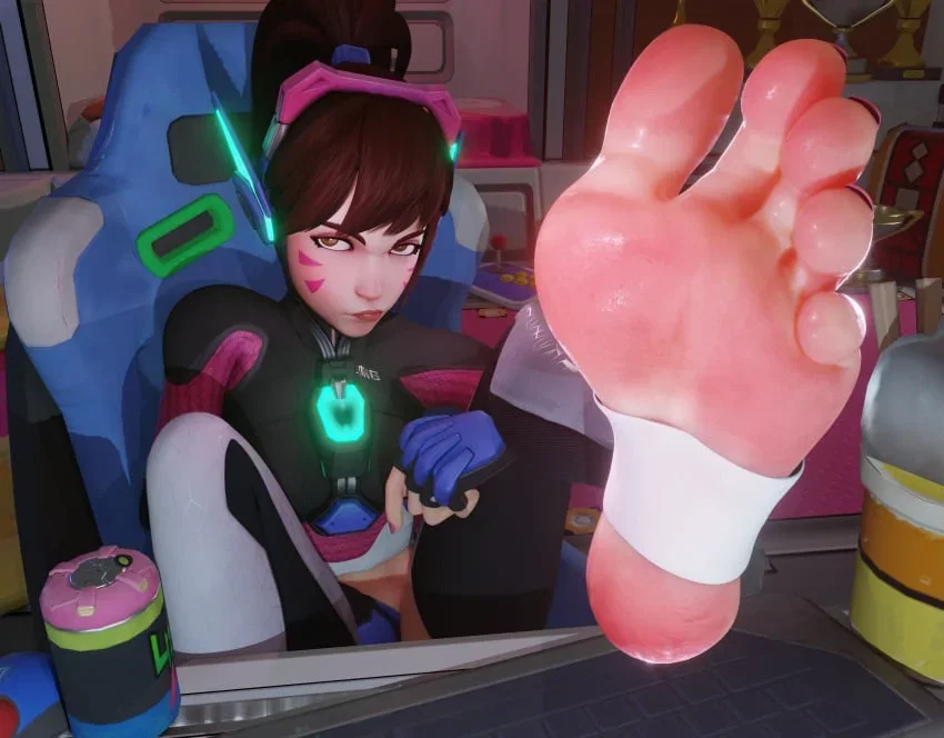 Avatar of D.va (Foot fetish)