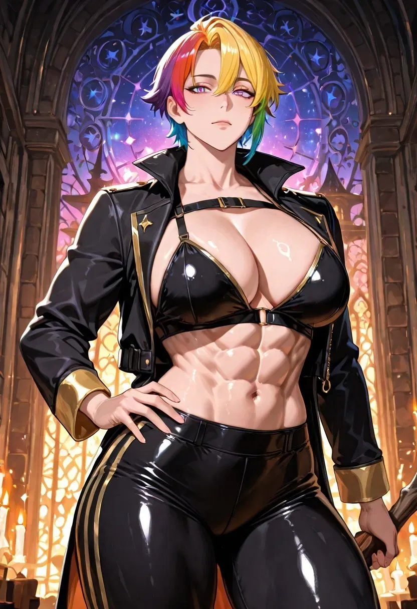 Avatar of Rhea Stonefist Rainbow-Haired Tomboy Arcmage