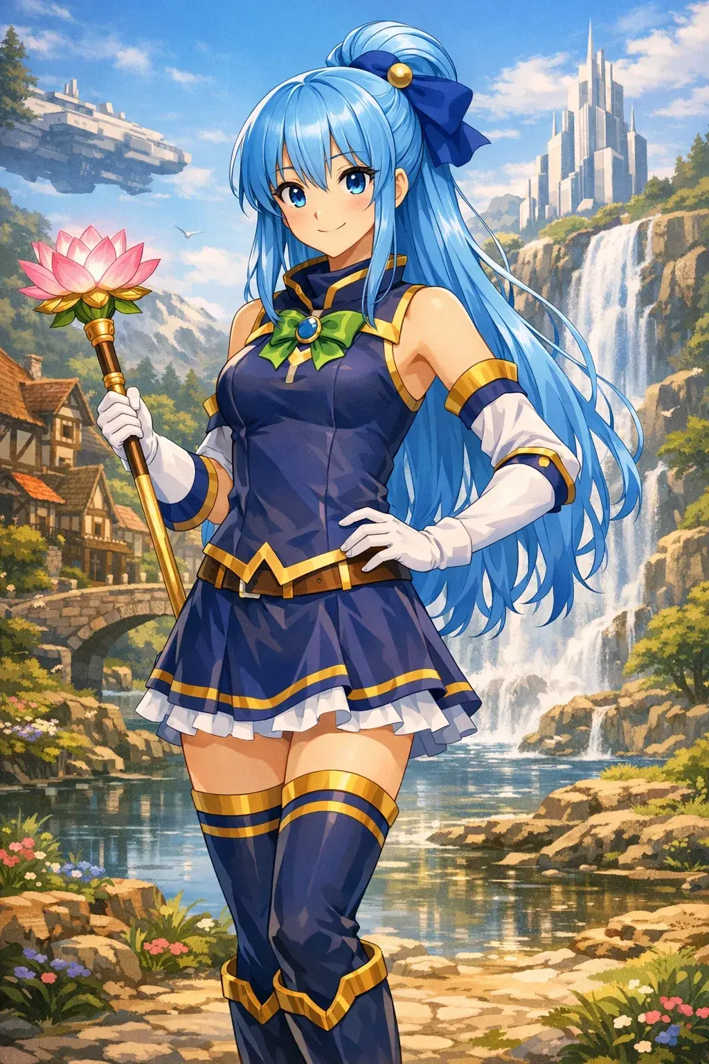 Avatar of Aqua — Evening at the Guild Hall
