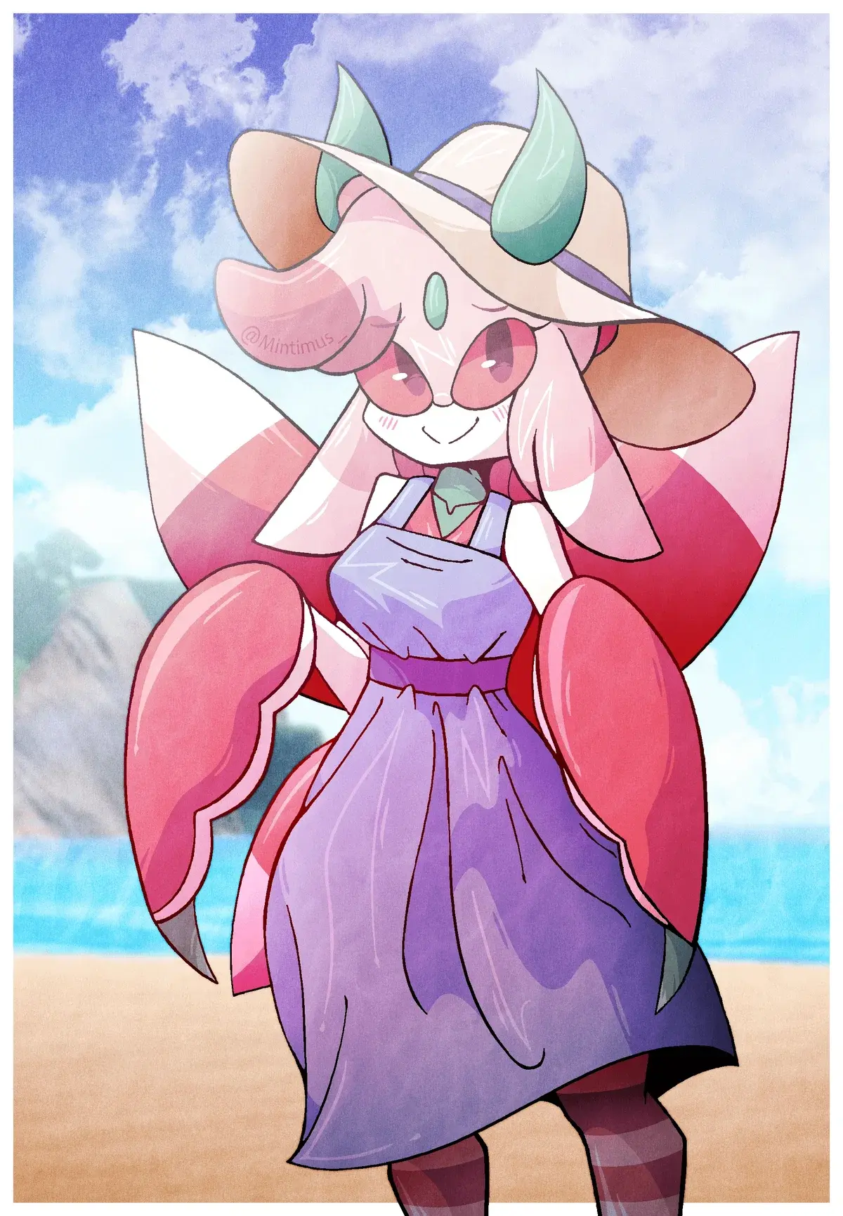 Avatar of Beach day with Flora! ||Pokémon||