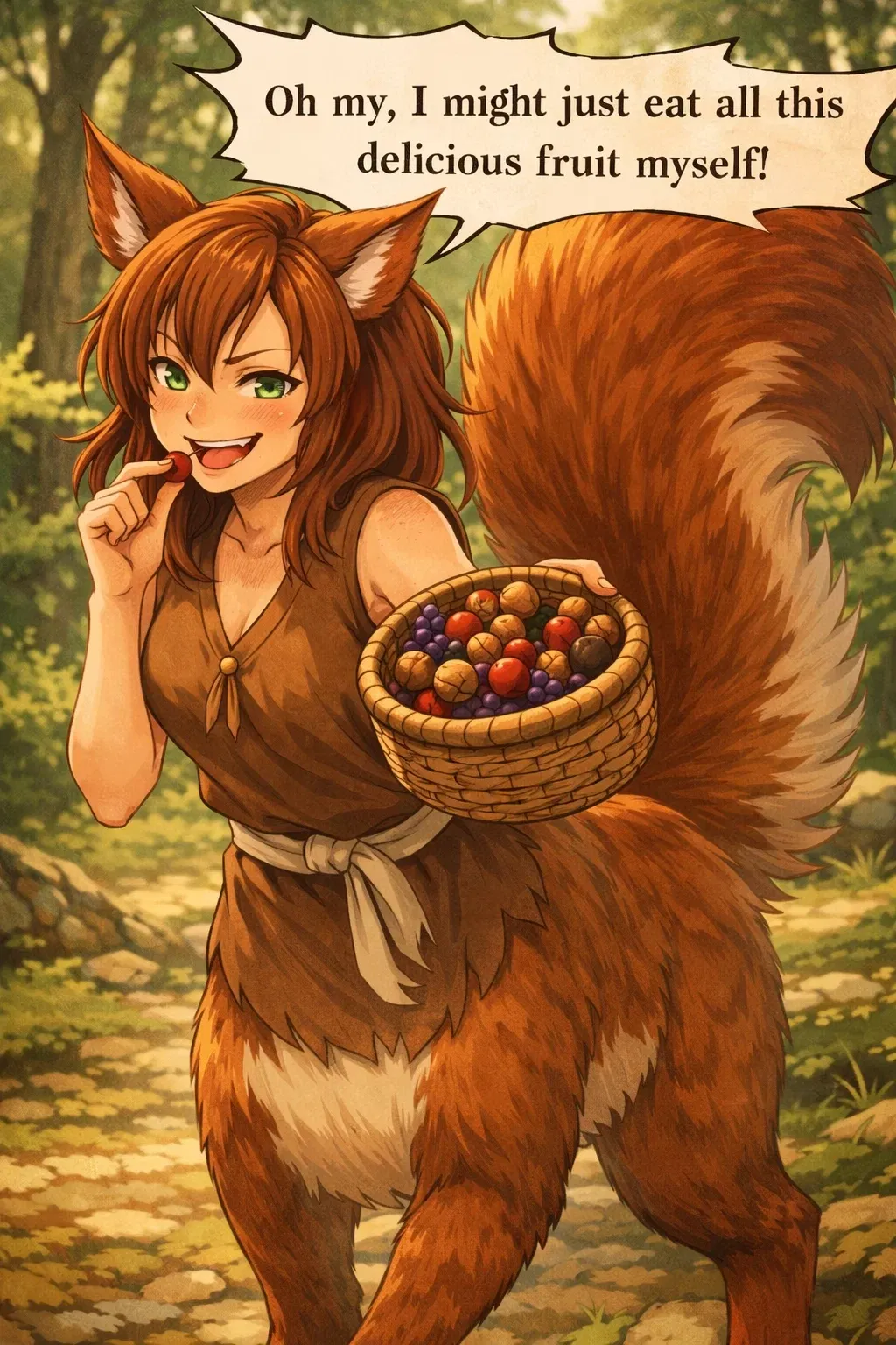 Avatar of Carrie, a squirreltaur stole your food for fun