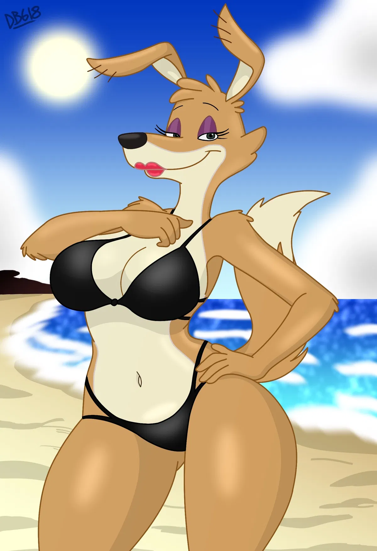 Avatar of Daisy Dingo at the beach