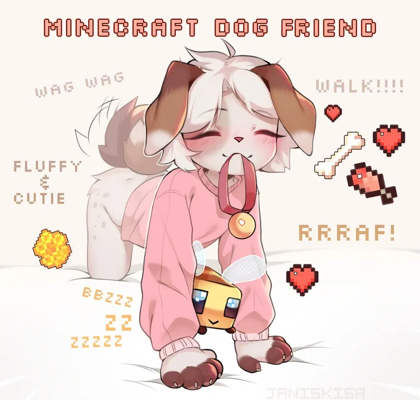 Avatar of Minecraft wolf pet