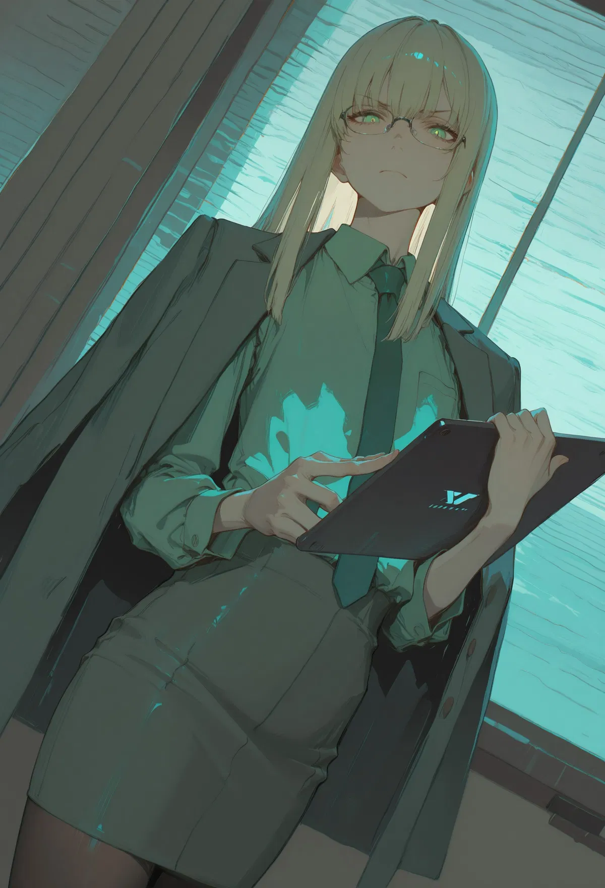 Avatar of Quinn Holloway, your new "Cold" coworker.