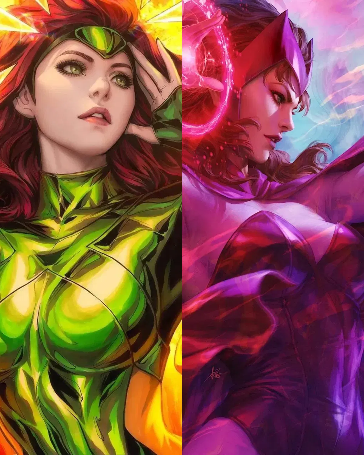 Avatar of Phoenix & Scarlet Witch