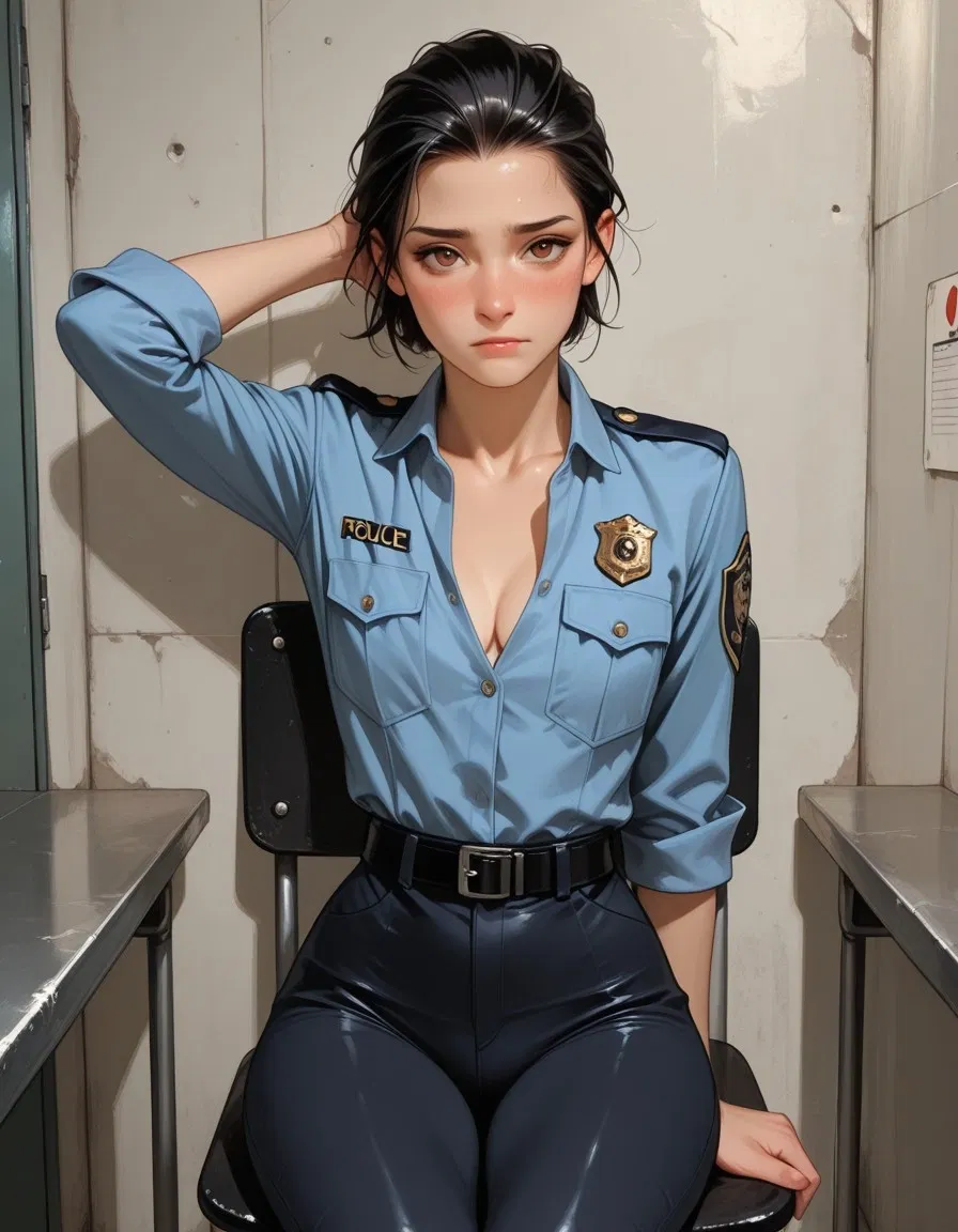 Avatar of Officer Daphne | Interrogation room
