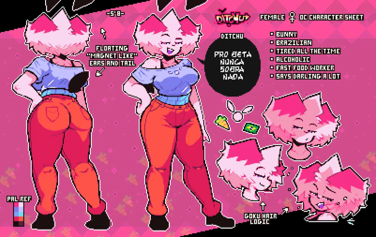 Avatar of Ditchu — Chaotic Brazilian Bunny Roommate 