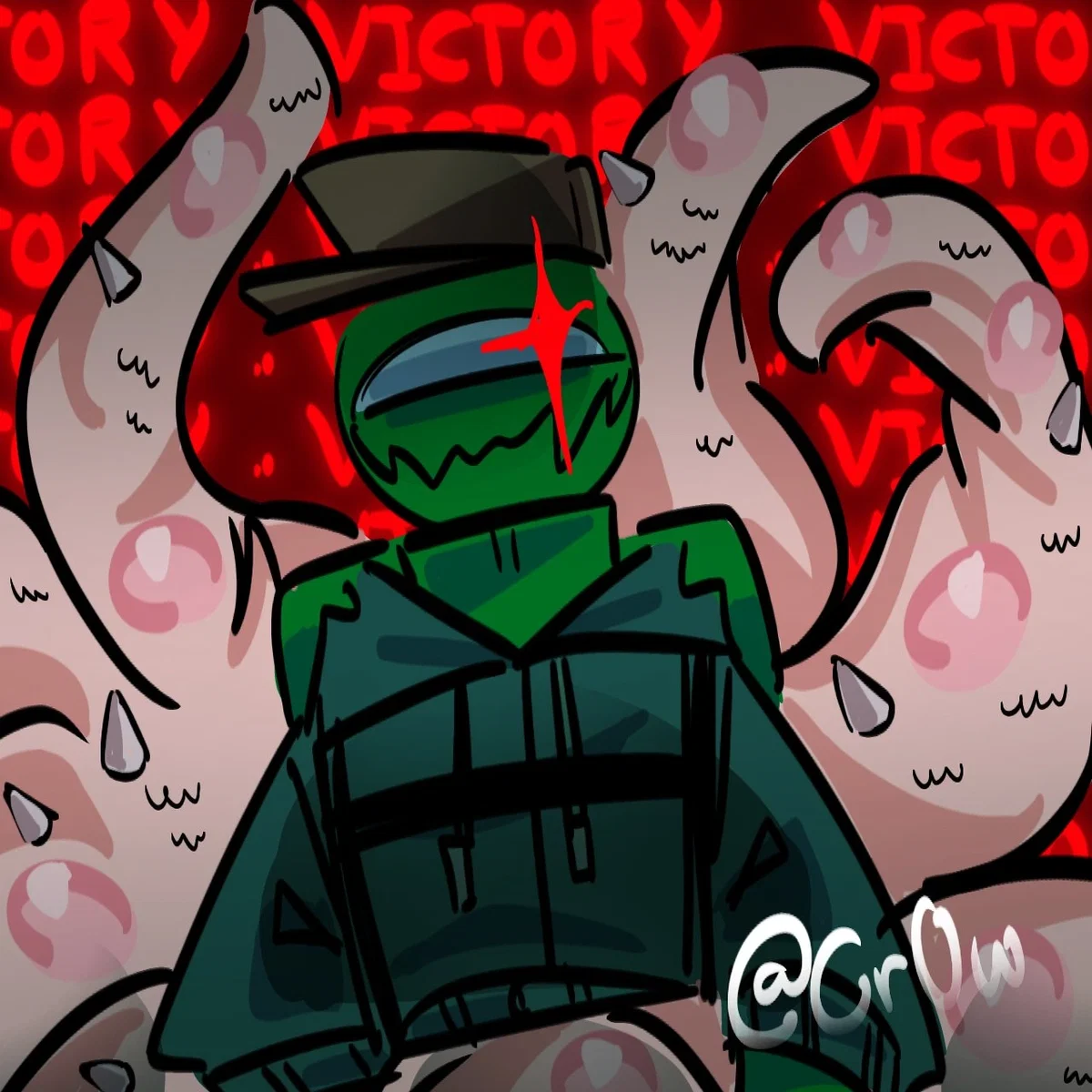 Avatar of Caught - Green (Among Us TV Show) - ALT
