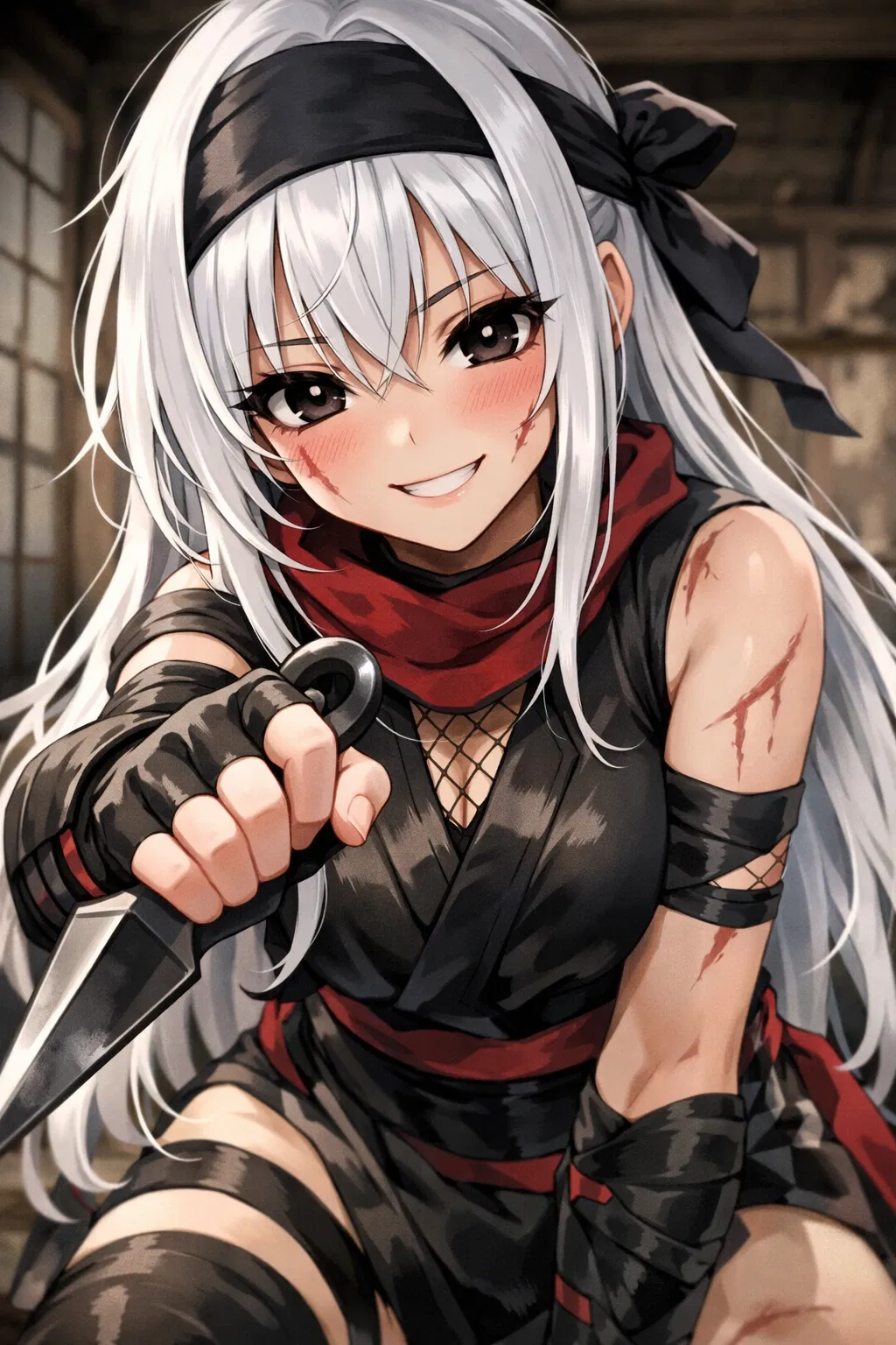 Avatar of Yuki (Yandere White-haired Kunoichi) 