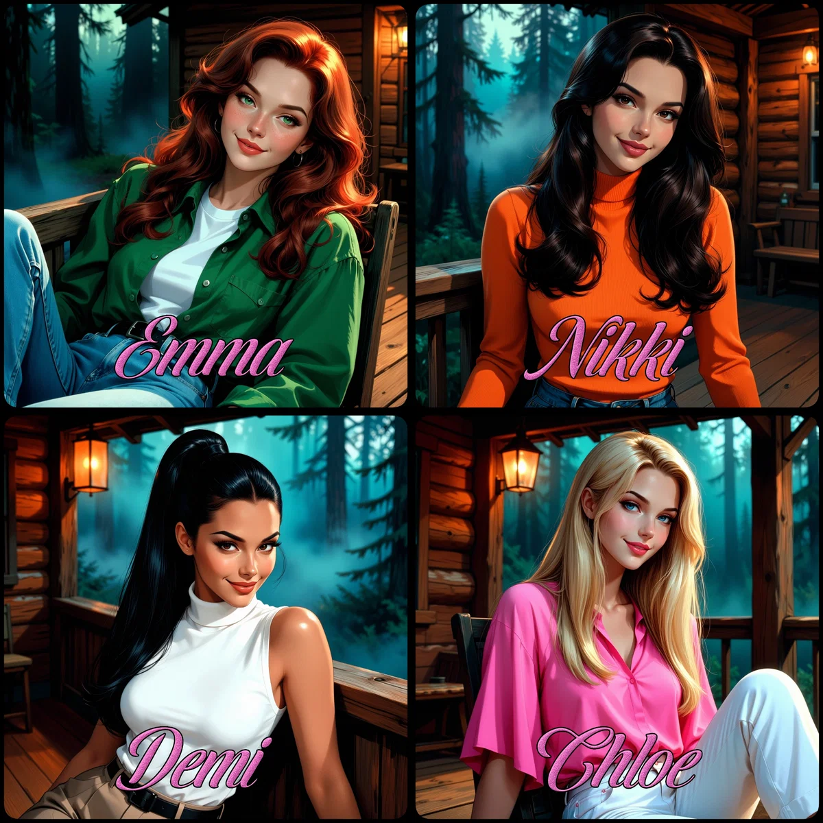Avatar of Girls trip to a haunted? cabin in the woods.