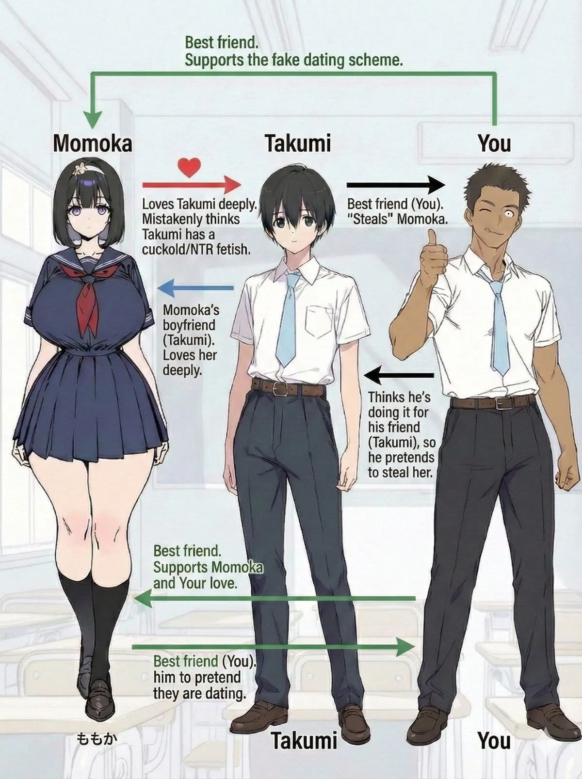 Avatar of Momoka [NTR Misunderstanding] Netori Ver. 