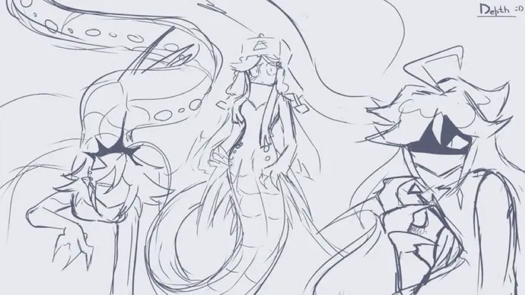Avatar of  Alice, Aiden and Fen — Three hungry leviathans.